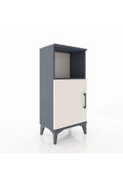 Arges Komodin 2 Raflı Tek Kapaklı 44x30x96 Antrasit-Aytaşı