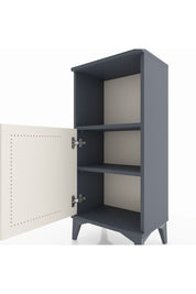 Arges Komodin 2 Raflı Tek Kapaklı 44x30x96 Antrasit-Aytaşı