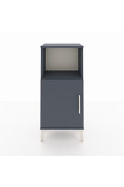 Arges Komodin 2 Raflı Tek Kapaklı 44x30x96 Antrasit-Antrasit