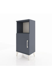 Arges Komodin 2 Raflı Tek Kapaklı 44x30x96 Antrasit-Antrasit