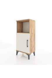 Arges Komodin 2 Raflı Tek Kapaklı 44x30x96 Çam-Aytaşı