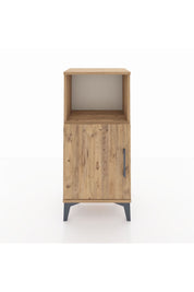 Arges Komodin 2 Raflı Tek Kapaklı 44x30x96 Çam-Çam