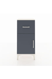 Arges Komodin Tek Raflı Tek Çekmeceli Tek Kapaklı 44x30x96 Aytaşı-Antrasit