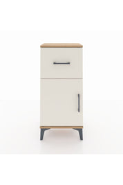Arges Komodin Tek Raflı Tek Çekmeceli Tek Kapaklı 44x30x96 Çam-Aytaşı