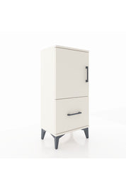 Arges Komodin 2 Raflı Tek Çekmeceli Tek Kapaklı 44x30x96 Aytaşı-Aytaşı