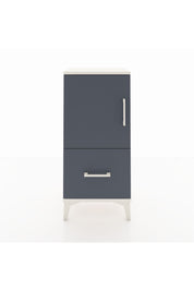 Arges Komodin 2 Raflı Tek Çekmeceli Tek Kapaklı 44x30x96 Aytaşı-Antrasit