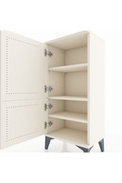 Arges Komodin 3 Raflı 2 Kapaklı 44x30x96 Aytaşı-Aytaşı