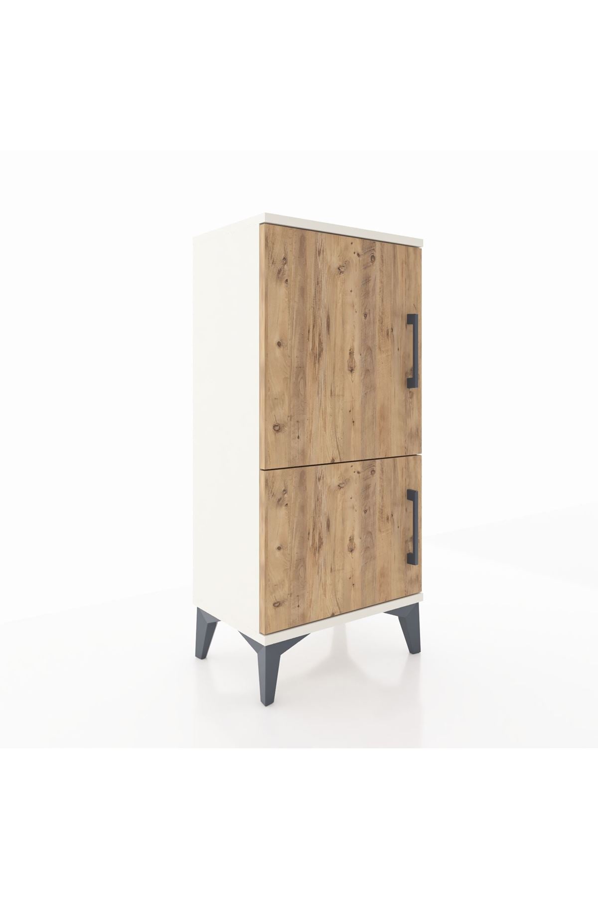 Arges Komodin 3 Raflı 2 Kapaklı 44x30x96 Aytaşı-Çam