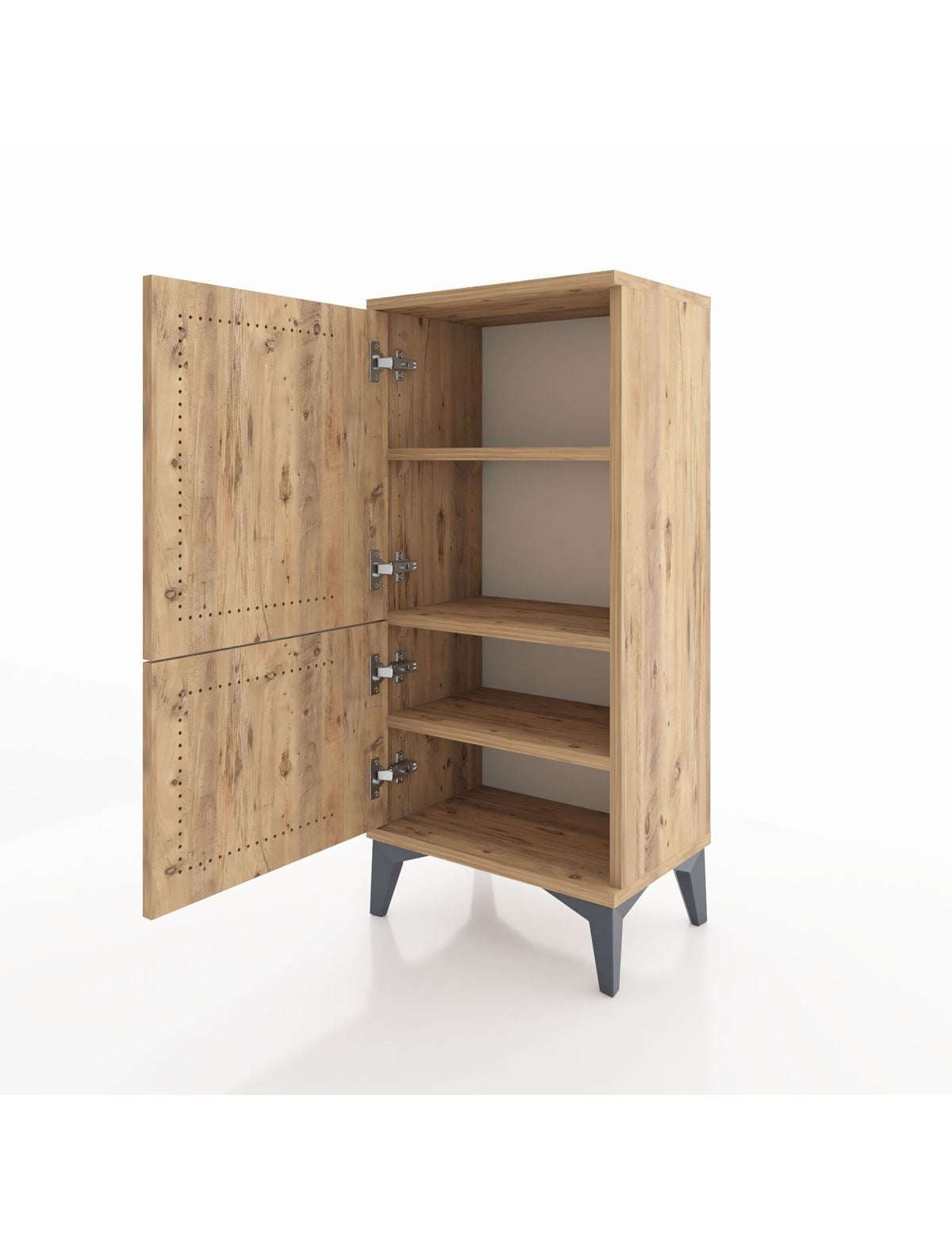 Arges Komodin 3 Raflı 2 Kapaklı 44x30x96 - S09M039V9A