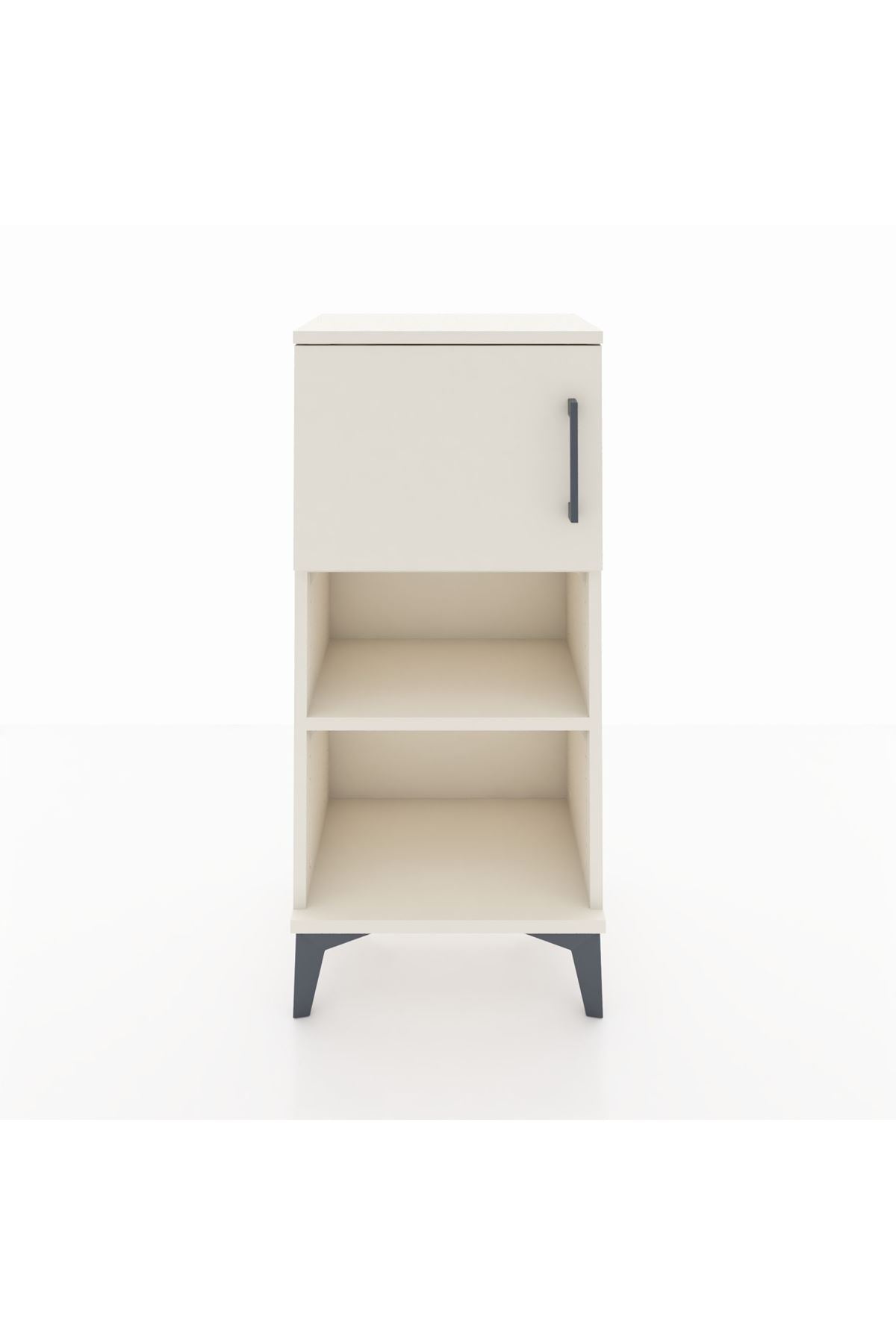 Arges Komodin 2 Raflı Tek Kapaklı 44x30x96 Aytaşı-Aytaşı