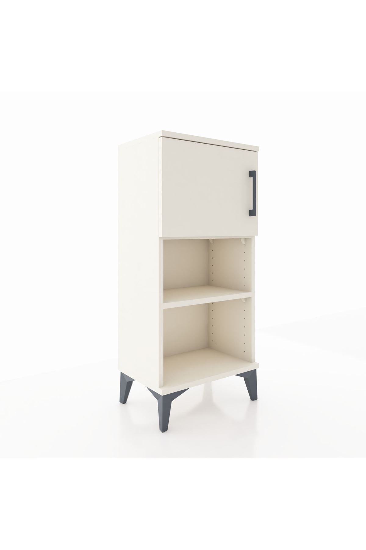 Arges Komodin 2 Raflı Tek Kapaklı 44x30x96 Aytaşı-Aytaşı