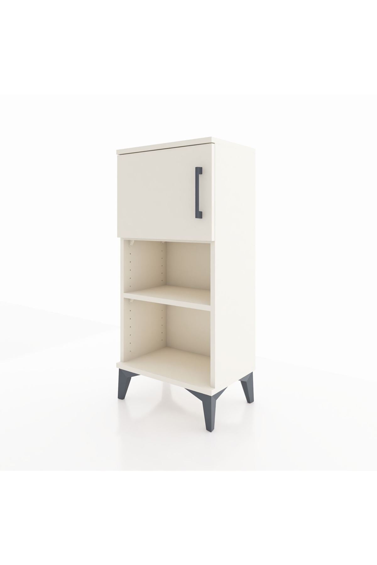 Arges Komodin 2 Raflı Tek Kapaklı 44x30x96 Aytaşı-Aytaşı