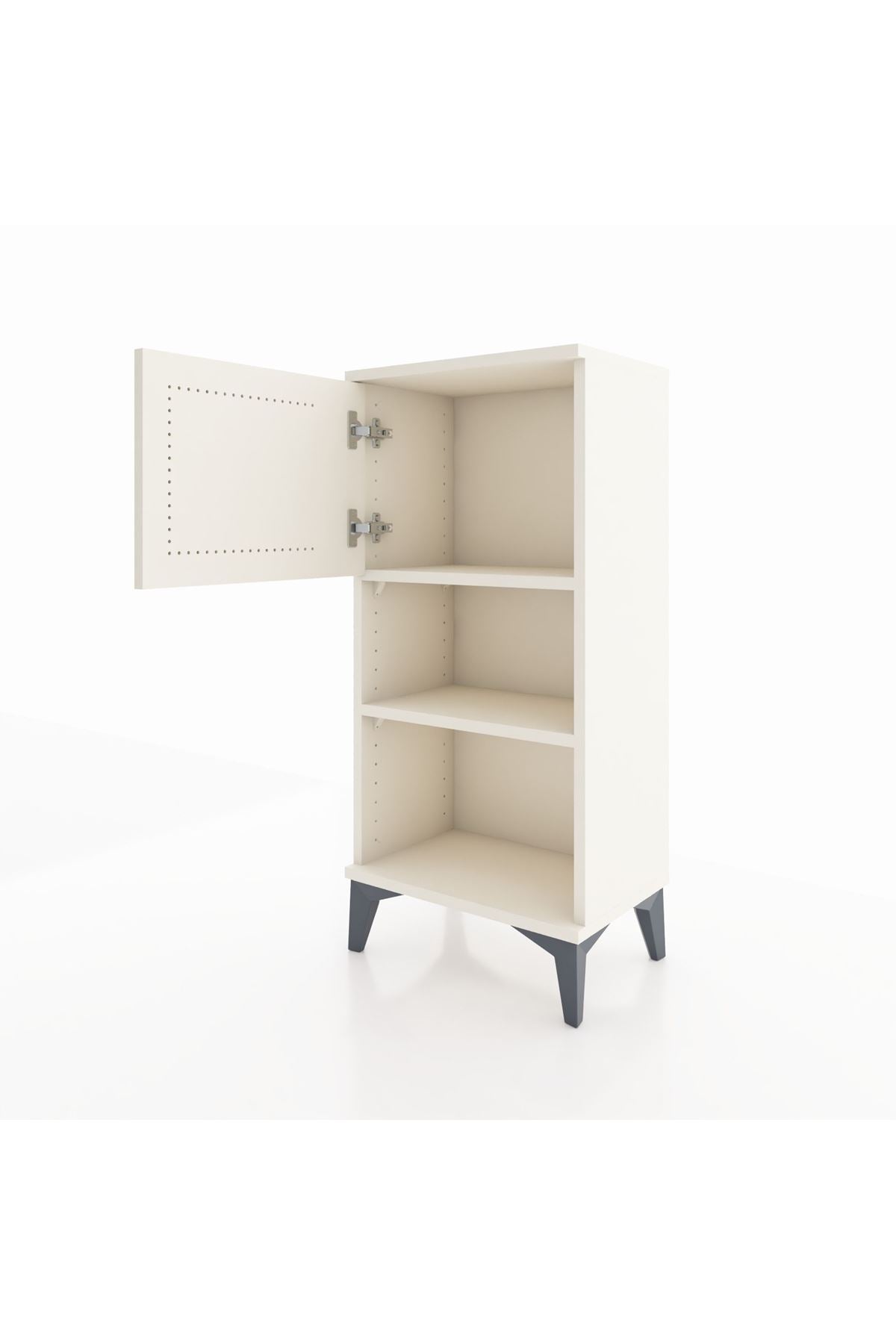 Arges Komodin 2 Raflı Tek Kapaklı 44x30x96 Aytaşı-Aytaşı