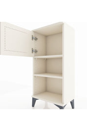 Arges Komodin 2 Raflı Tek Kapaklı 44x30x96 Aytaşı-Aytaşı