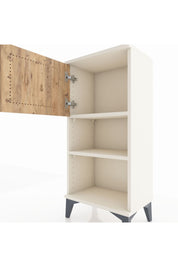 Arges Komodin 2 Raflı Tek Kapaklı 44x30x96 Aytaşı-Çam