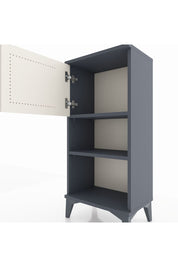 Arges Komodin 2 Raflı Tek Kapaklı 44x30x96 Antrasit-Aytaşı