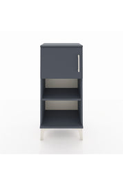 Arges Komodin 2 Raflı Tek Kapaklı 44x30x96 Antrasit-Antrasit