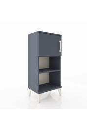 Arges Komodin 2 Raflı Tek Kapaklı 44x30x96 Antrasit-Antrasit