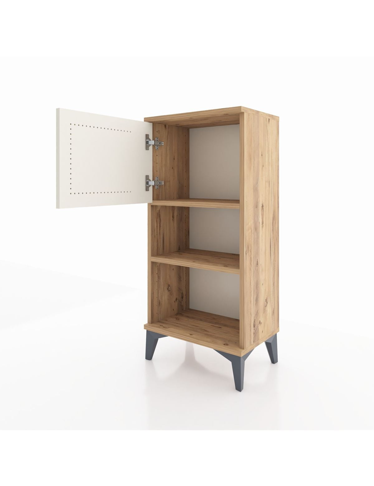 Arges Komodin 2 Raflı Tek Kapaklı 44x30x96 - S09M040V7A