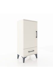 Arges Komodin 3 Raflı Tek Çekmeceli Tek Kapaklı 44x30x96 Aytaşı-Aytaşı