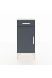 Arges Komodin 2 Raflı Tek Çekmeceli Tek Kapaklı 44x30x96 Aytaşı-Antrasit