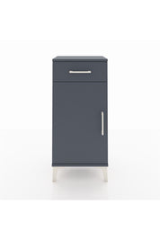Arges Komodin 2 Raflı Tek Çekmeceli Tek Kapaklı 44x30x96 Antrasit-Antrasit