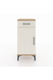 Arges Komodin 2 Raflı Tek Çekmeceli Tek Kapaklı 44x30x96 Çam-Aytaşı