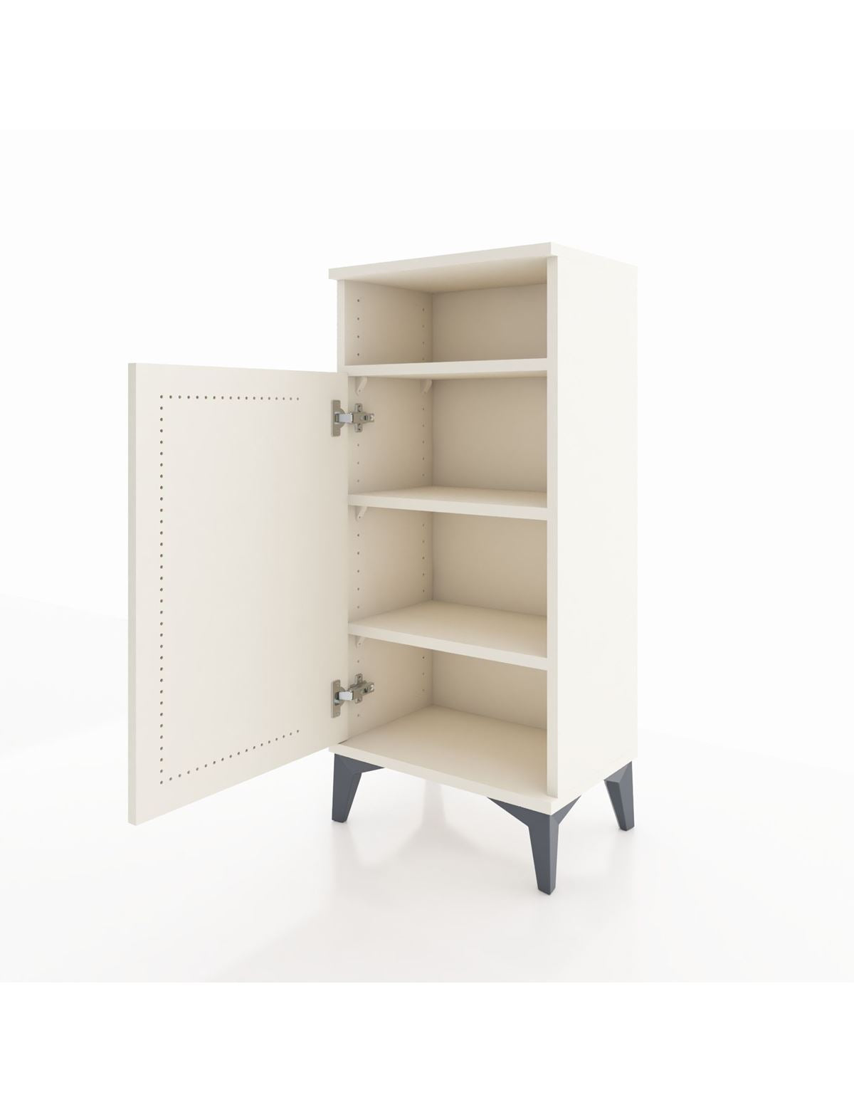 Arges Komodin 3 Raflı Tek Kapaklı 44x30x96 - S09M043V1A