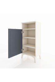 Arges Komodin 3 Raflı Tek Kapaklı 44x30x96 Aytaşı-Antrasit