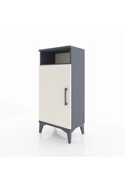 Arges Komodin 3 Raflı Tek Kapaklı 44x30x96 Antrasit-Aytaşı