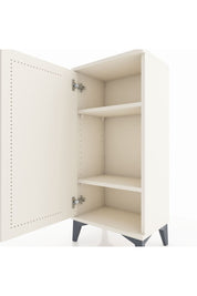 Arges Komodin 2 Raflı Tek Kapaklı 44x30x96 Aytaşı-Aytaşı