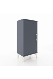 Arges Komodin 2 Raflı Tek Kapaklı 44x30x96 Antrasit-Antrasit