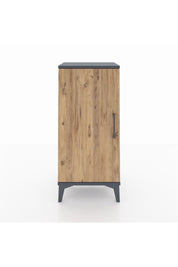 Arges Komodin 2 Raflı Tek Kapaklı 44x30x96 Antrasit-Çam