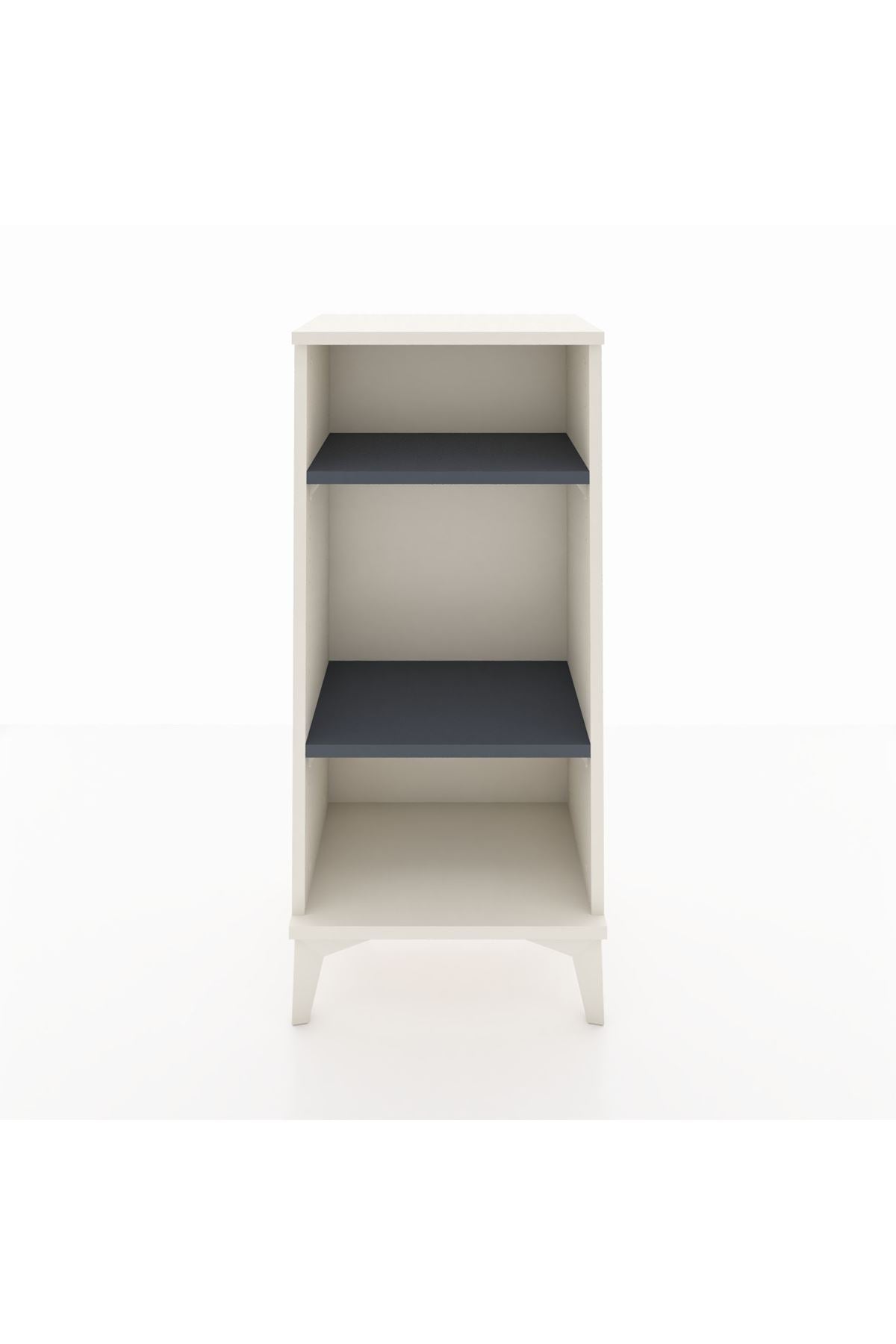 Arges Komodin 2 Raflı 44x30x96 Aytaşı-Antrasit