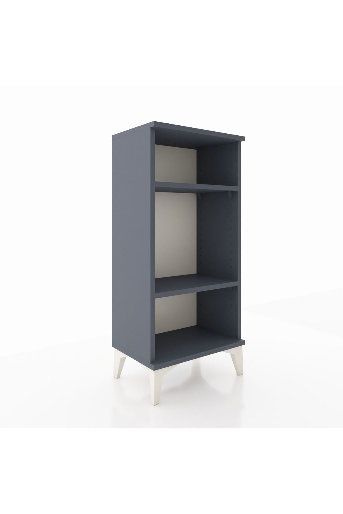 Arges Komodin 2 Raflı 44x30x96 Antrasit-Antrasit