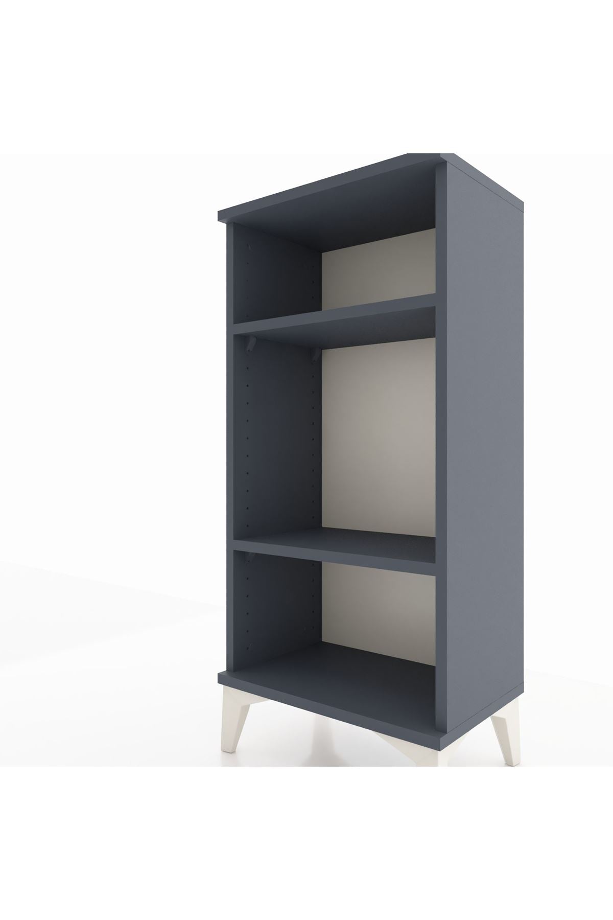 Arges Komodin 2 Raflı 44x30x96 Antrasit-Antrasit