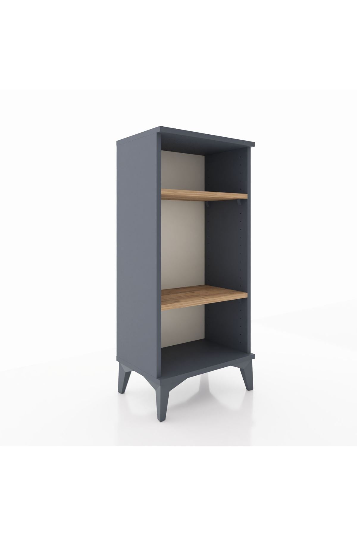 Arges Komodin 2 Raflı 44x30x96 Antrasit-Çam