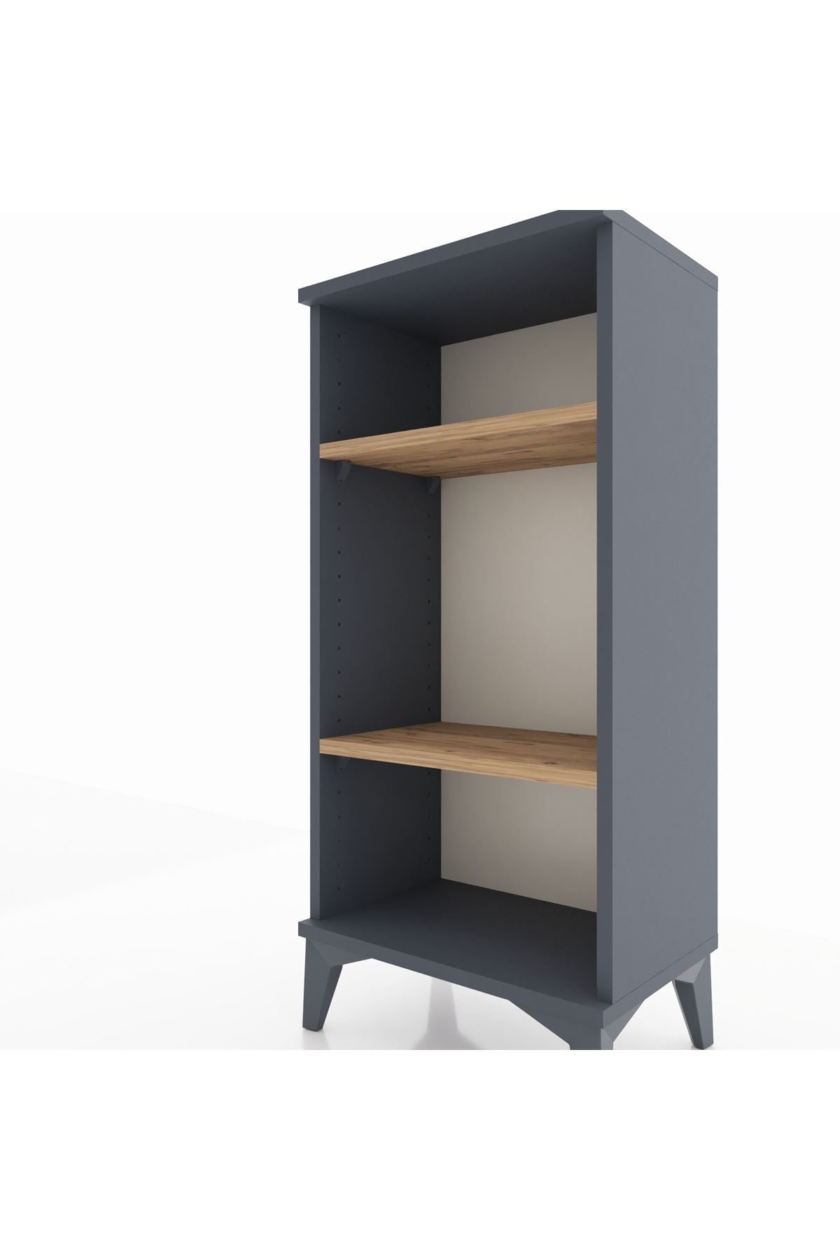 Arges Komodin 2 Raflı 44x30x96 Antrasit-Çam