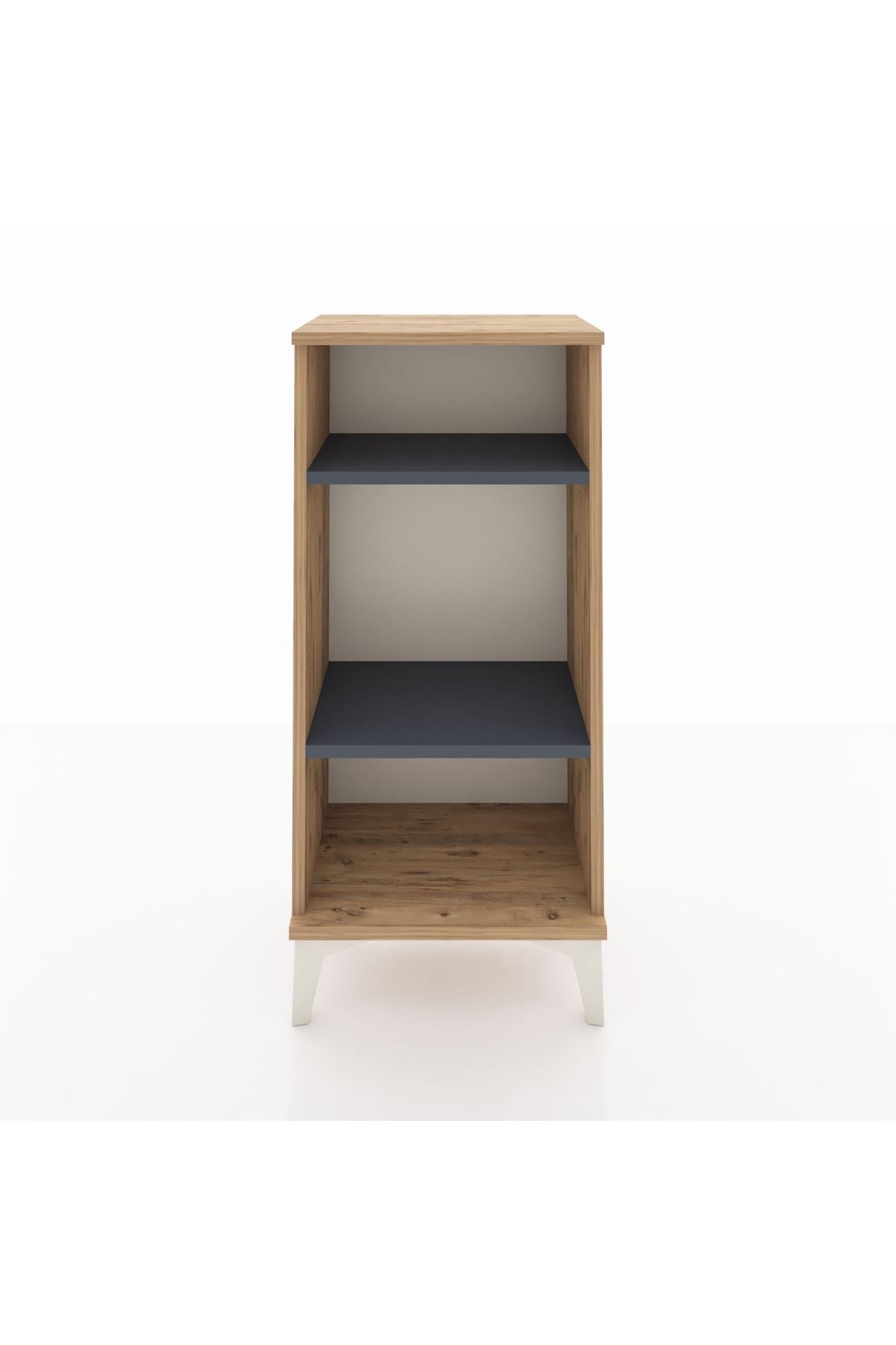 Arges Komodin 2 Raflı 44x30x96 Çam-Antrasit