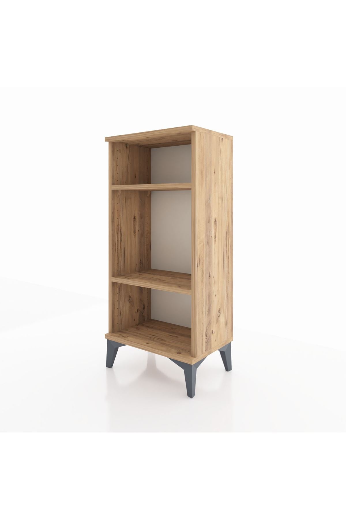 Arges Komodin 2 Raflı 44x30x96 Çam-Çam