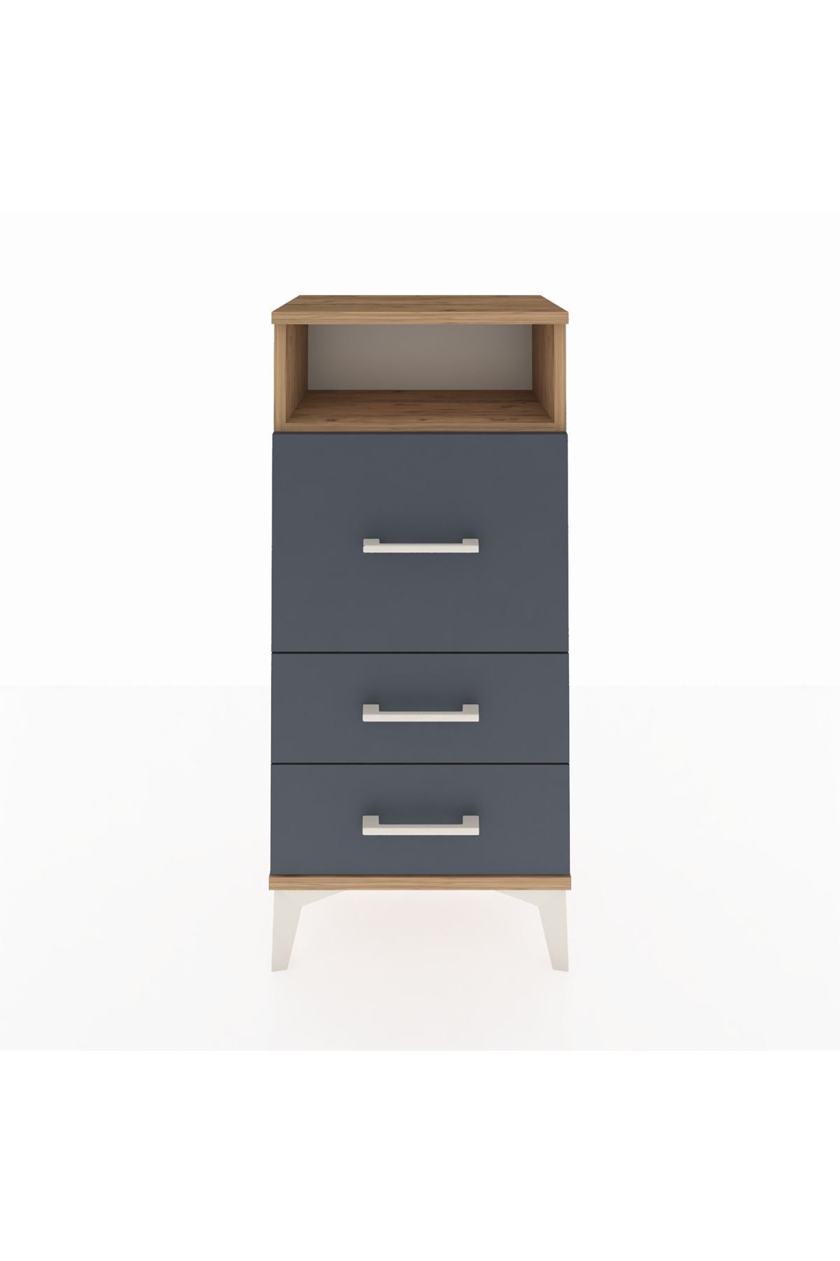 Arges Komodin Tek Raflı 3 Çekmeceli 44x30x96 - S09M009V8A