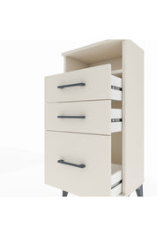 Arges Komodin Tek Raflı 3 Çekmeceli 44x30x96 Aytaşı-Aytaşı
