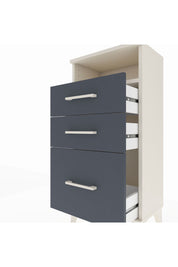 Arges Komodin Tek Raflı 3 Çekmeceli 44x30x96 Aytaşı-Antrasit