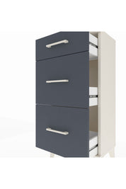 Arges Komodin 3 Çekmeceli 44x30x96 Aytaşı-Antrasit