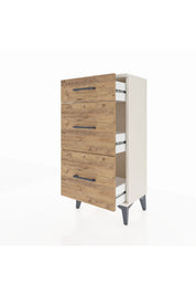 Arges Komodin 3 Çekmeceli 44x30x96 Aytaşı-Çam