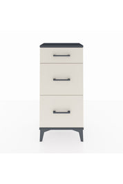 Arges Komodin 3 Çekmeceli 44x30x96 Antrasit-Aytaşı