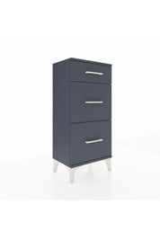 Arges Komodin 3 Çekmeceli 44x30x96 Antrasit-Antrasit