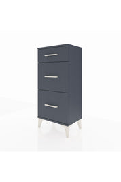 Arges Komodin 3 Çekmeceli 44x30x96 Antrasit-Antrasit