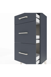 Arges Komodin 3 Çekmeceli 44x30x96 Antrasit-Antrasit