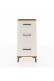 Arges Komodin 3 Çekmeceli 44x30x96 Çam-Aytaşı
